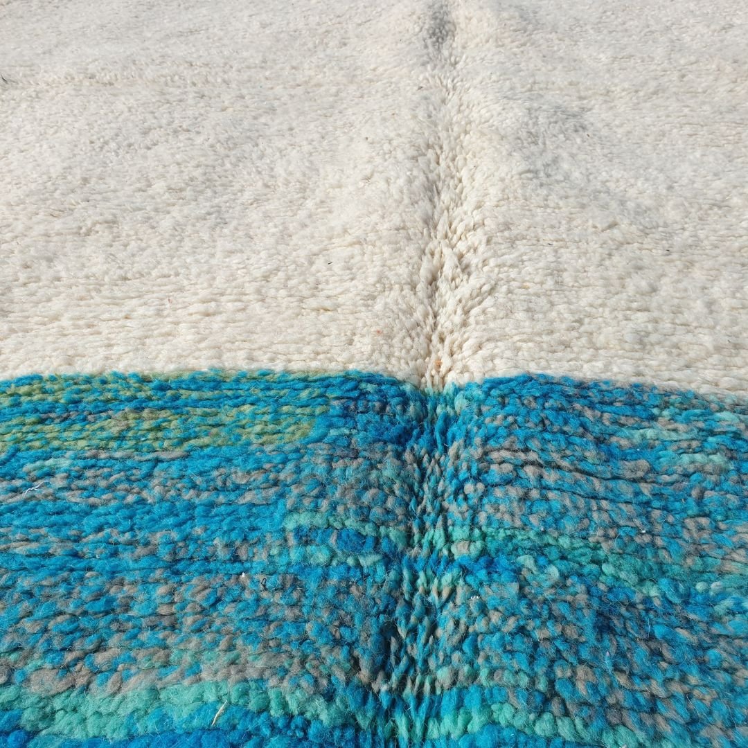 Baltouia | Moroccan Rug 5x8 - Handmade Beni Ourain Wool Rug | 5'81x7'90 ft | 177x241 cm - OunizZ