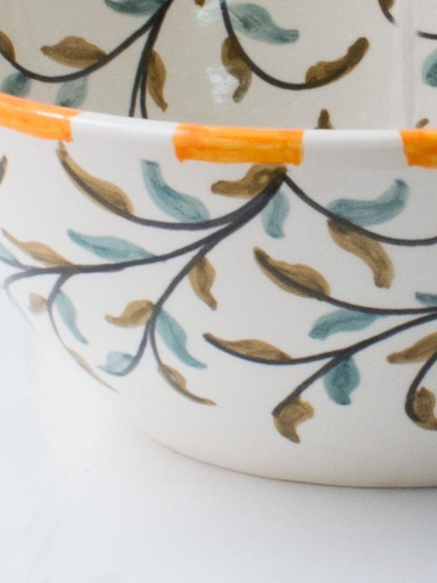 Colmar - Boho Vanity Sink – Handcrafted Ceramic Vessel Sink for Bathroom Decor - (ETAT) - OunizZ