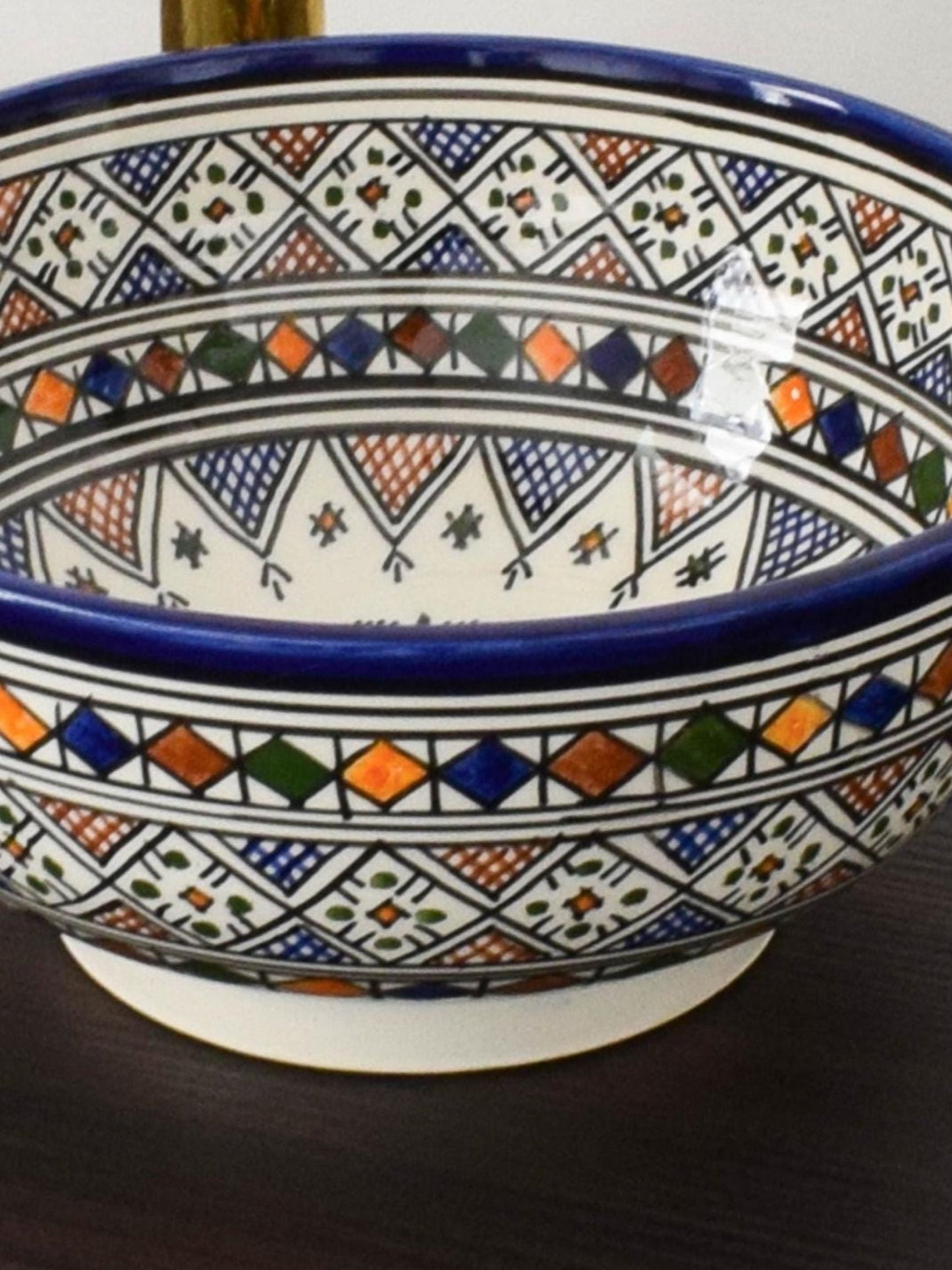 Procida - Colorful Ceramic Bathroom Sink Vanity – Elegant, Customizable and Lead - Free - (ETAT) - OunizZ