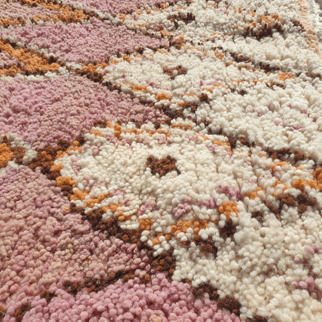 Wilami - Multicolored Boujad Moroccan Rug 5x8 - Vibrant Statement Piece | 5'25x8'10 Ft | 160x250 cm - OunizZ