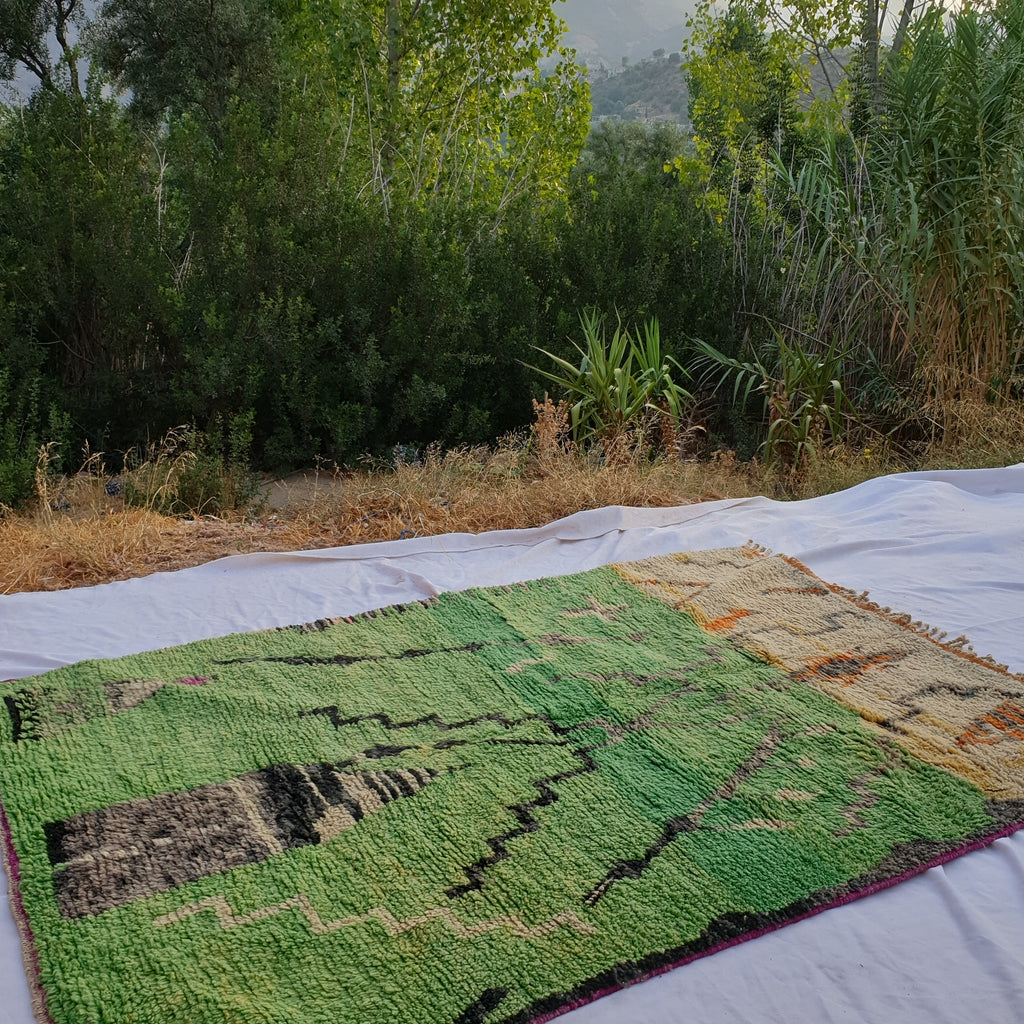 TAMO | 5x8 Ft | 2,5x1,6 m | Moroccan Colorful Rug | 100% wool handmade