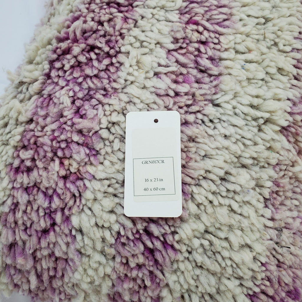 Marokkansk teppeputetrekk - Marokkansk teppepute - Håndlaget marokkansk teppe Putetrekk - Ullputetrekk - Marokkansk håndlaget putetrekk