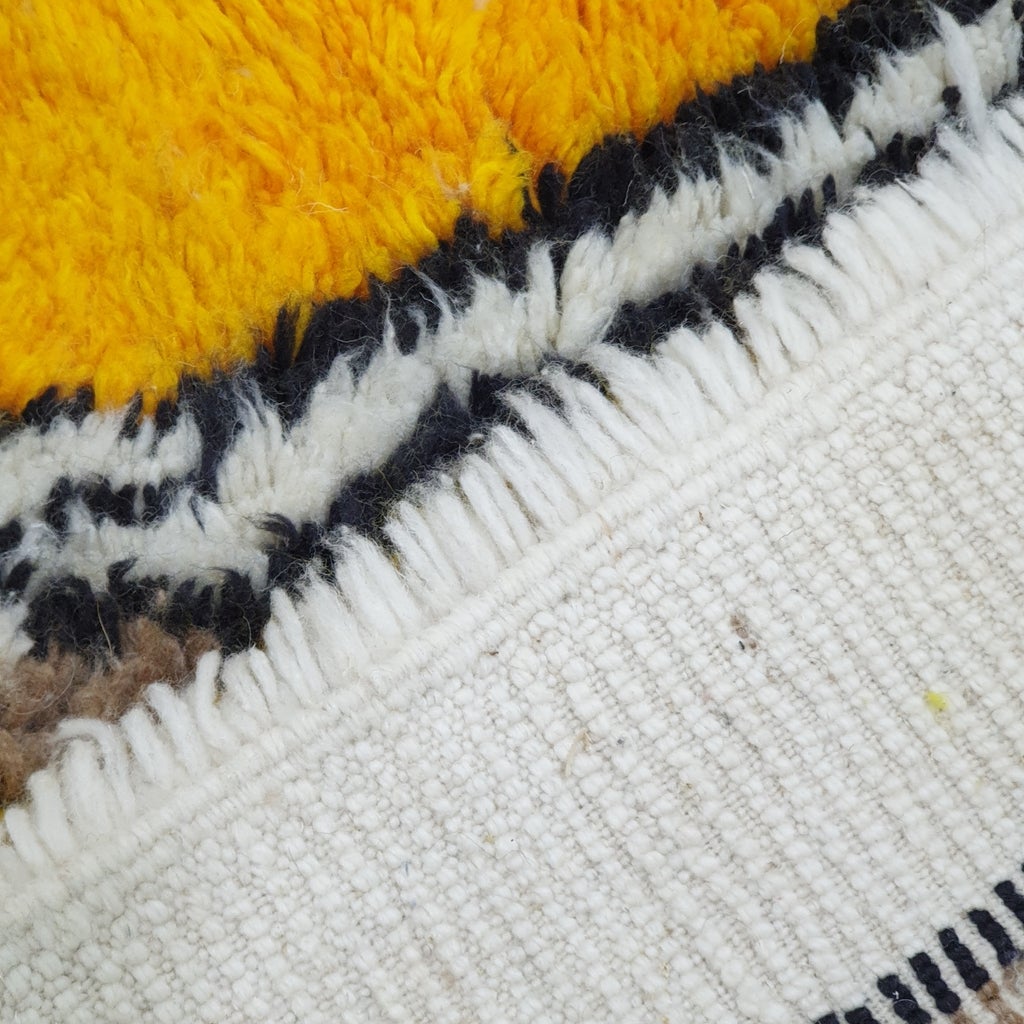 ARNABA (Ultra Fluffy Beni rug) | 9'7x7 Ft | 3x2,15 m | Moroccan Beni Ourain Rug | 100% wool handmade - OunizZ