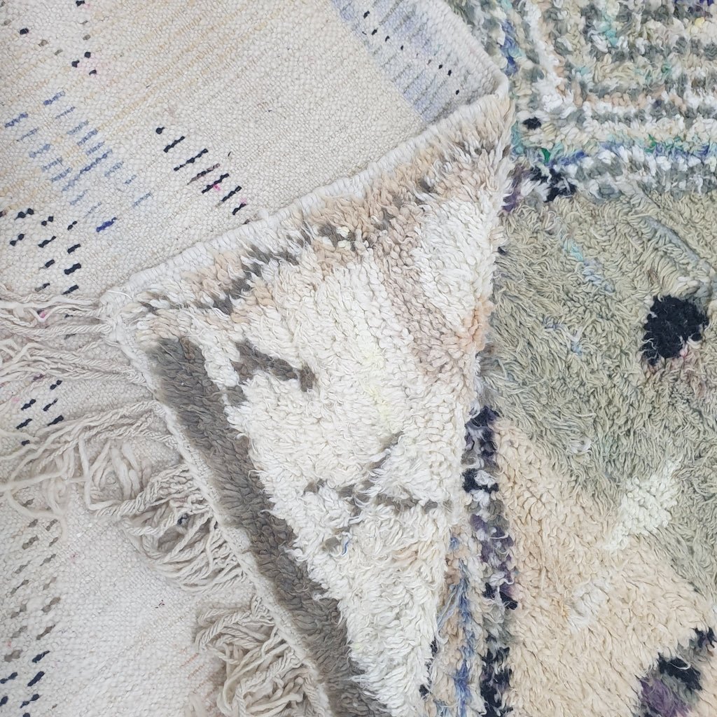 BADLI | 9'4x5'9 Ft | 2,85x1,80 m | Moroccan Colorful Rug | 100% wool handmade - OunizZ