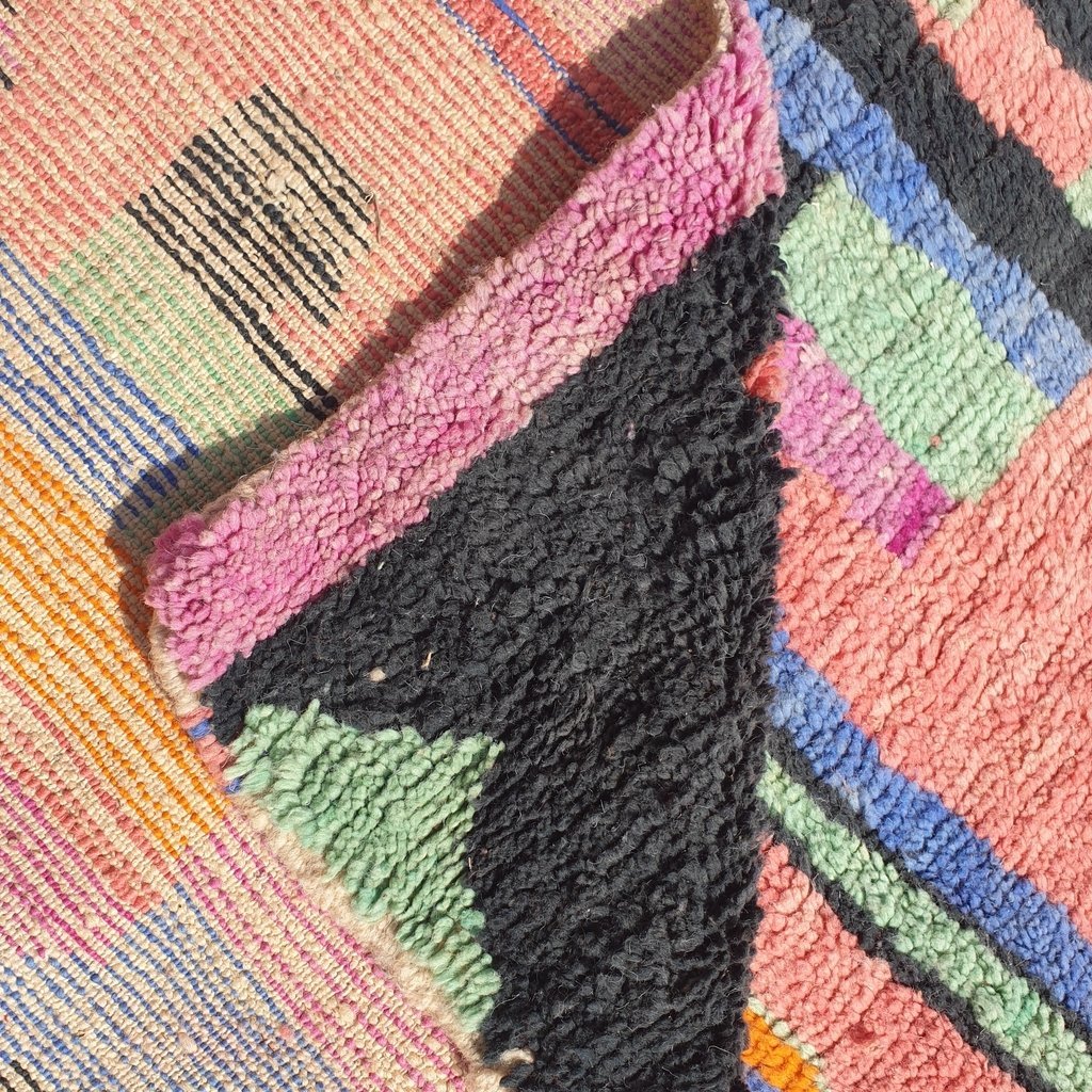 BELBULA | 10x6 Ft | 3x2 m | Moroccan Colorful Rug | 100% wool handmade - OunizZ