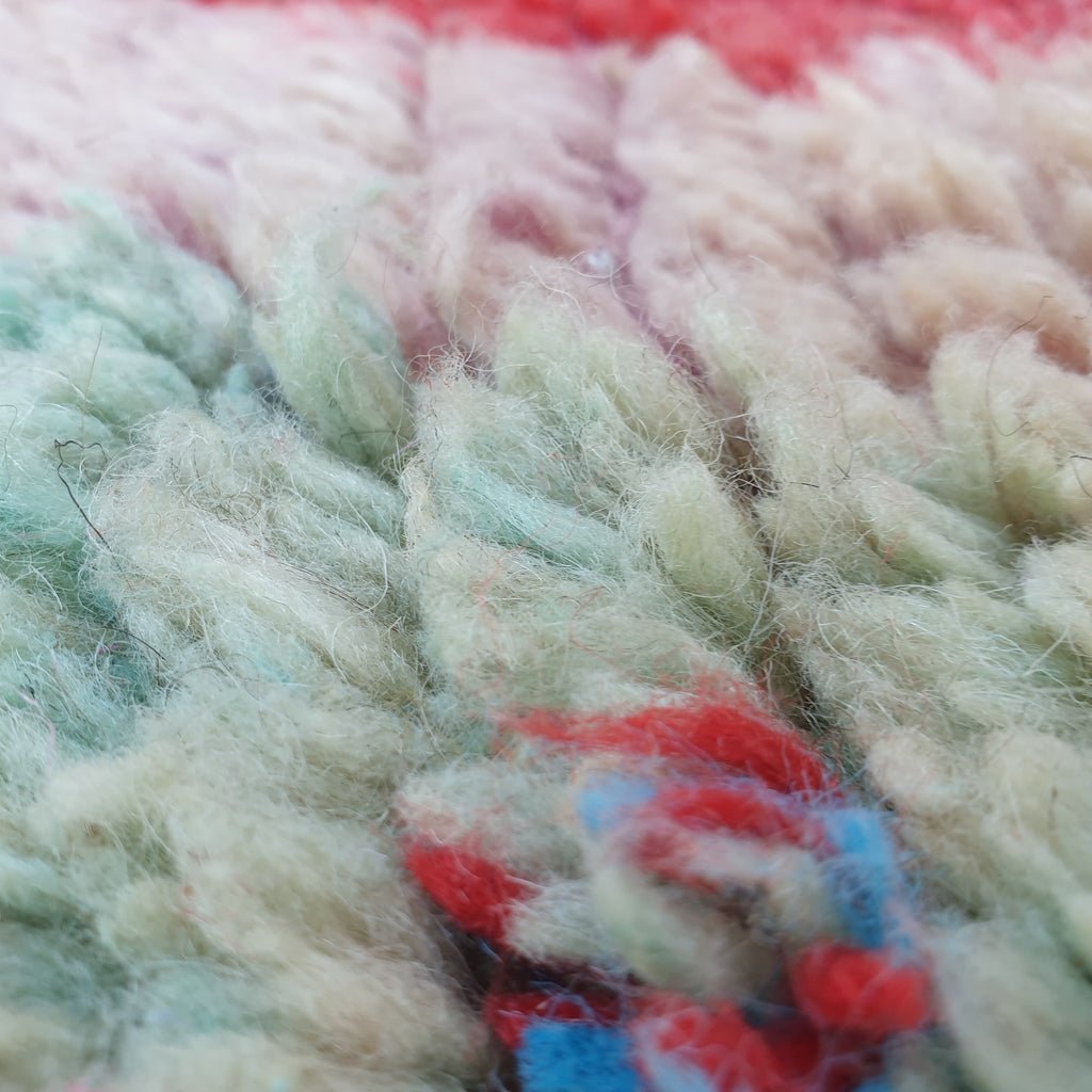 Bilafa - MOROCCAN BOUJAAD RUG | Berber Colorful Area Rug for living room Handmade Authentic Wool | 10'4x6'1 Ft | 316x187 cm - OunizZ