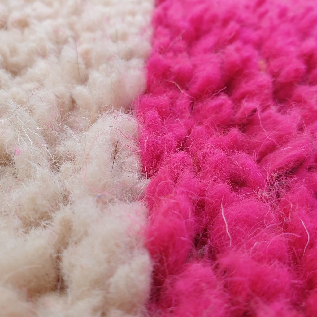 Biria - MOROCCAN BOUJAAD RUG | Berber Colorful Area Rug for living room Handmade Authentic Wool | 9'8x6'6 Ft | 300x202 cm - OunizZ