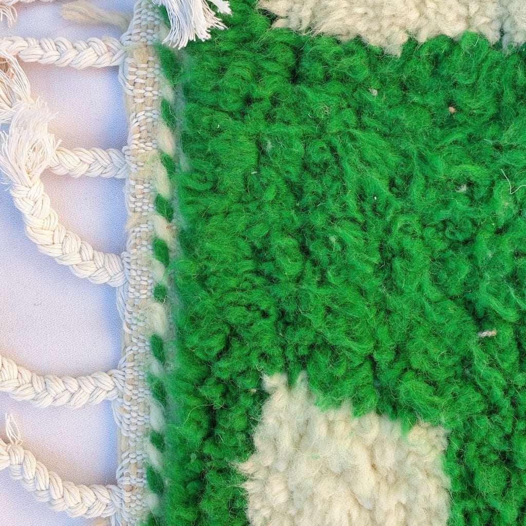 Customized ALIF | 10x6'8 Ft | 3x2 m | Moroccan Beni Ourain Rug | 100% wool handmade - OunizZ