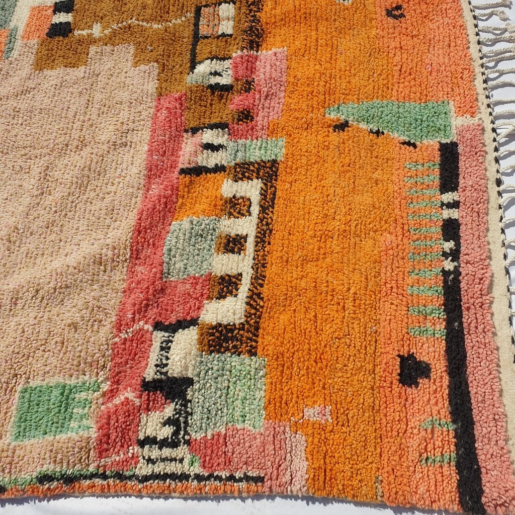 Customized KHOKHA | 250x210 cm | Moroccan Colorful Rug | 100% wool handmade - OunizZ