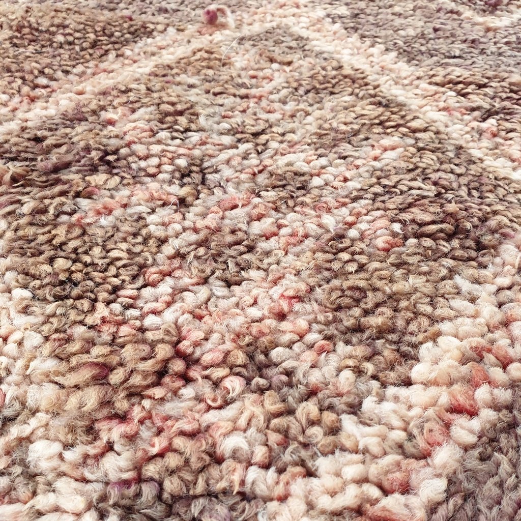 DOHRE | 7'4x4'8 Ft | 2,26x1,47 m | Moroccan VINTAGE Colorful Rug | 100% wool handmade - OunizZ