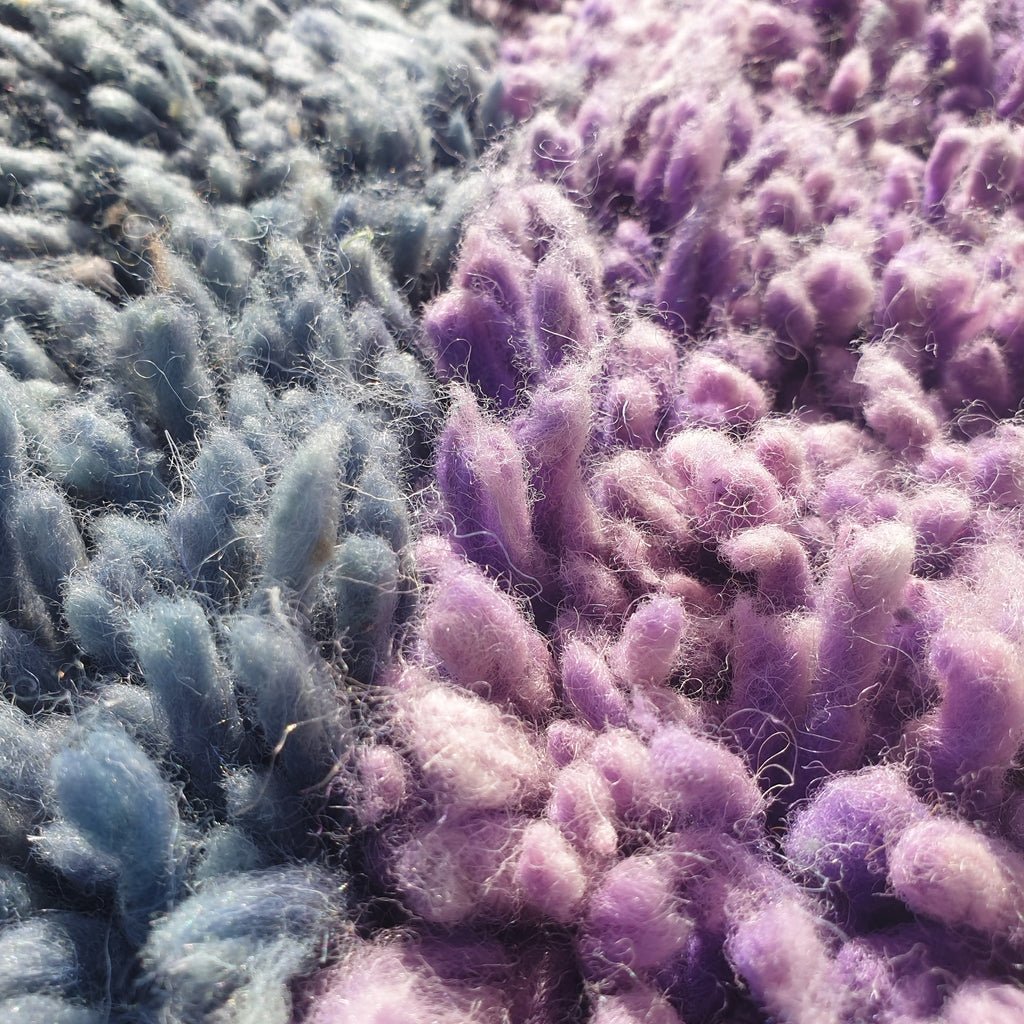 Faja - MOROCCAN BOUJAAD RUG | Berber Colorful Area Rug for living room Handmade Authentic Wool | 9'5x7 Ft | 290x213 cm - OunizZ