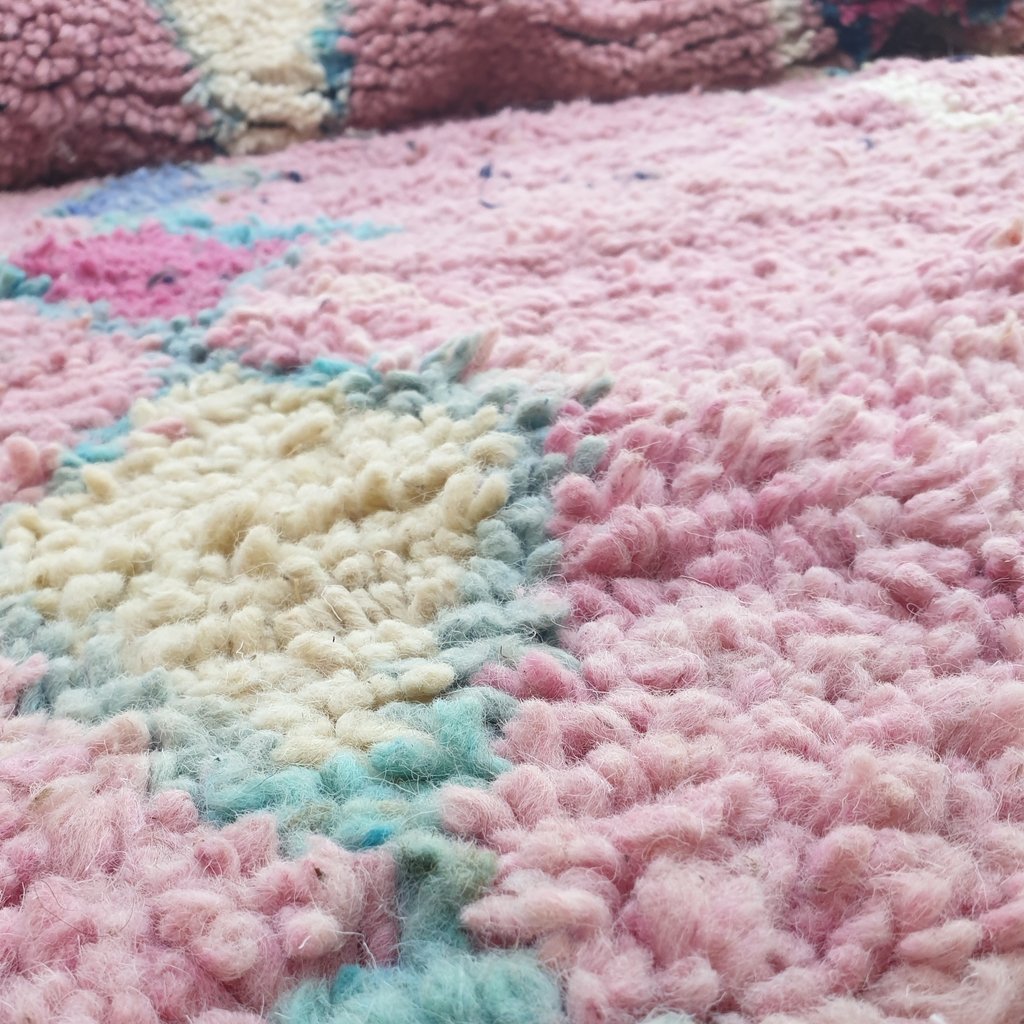 FARKA | 10x6'9 Ft | 305x209 cm | Moroccan Colorful Rug | 100% wool handmade - OunizZ