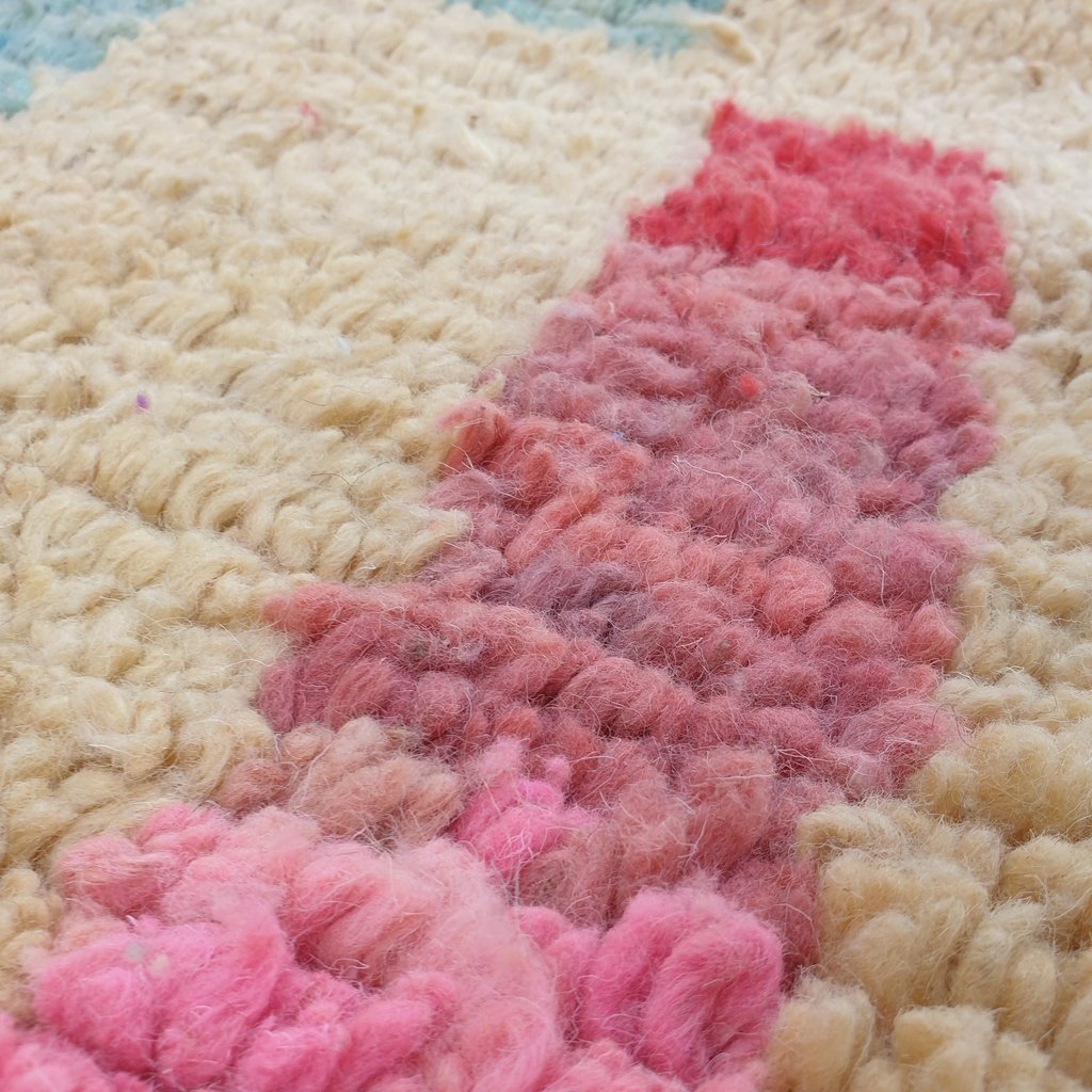 FOSTOK | 10'5x6'4 Ft | 320x195 cm | Moroccan Colorful Rug | 100% wool handmade - OunizZ