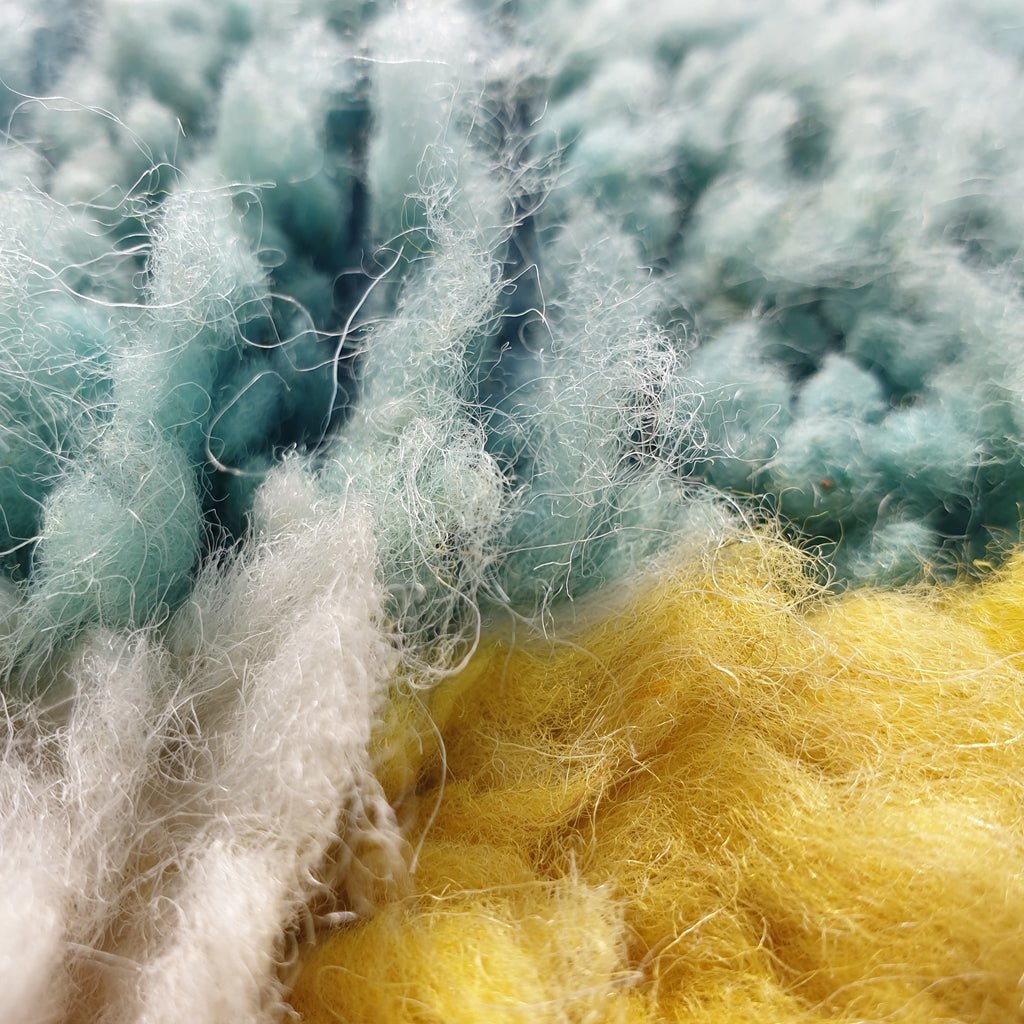 Gallama - BENI OUARAIN Moroccan Colorful Rug for Bedroom | Moroccan High Pile Area Rug Berber Authentic Wool | 8x5 Ft | 243x154 cm - OunizZ