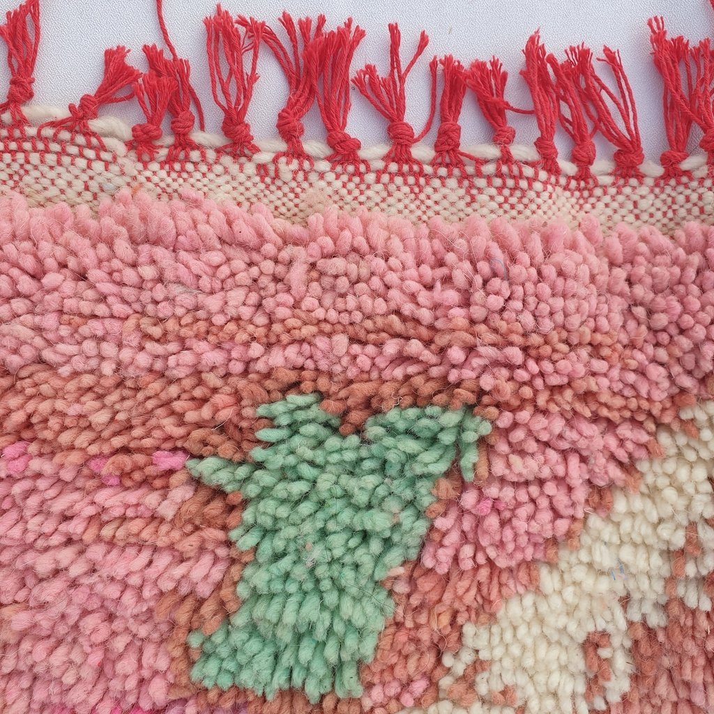 GARMA | 8x5 Ft | 2,5x1,5 m | Moroccan VINTAGE STYLE Colorful Rug | 100% wool handmade - OunizZ