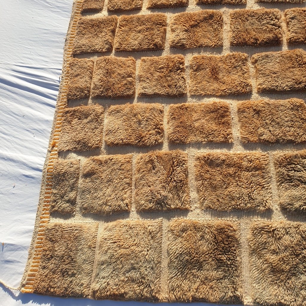 Gwata | Moroccan Beni Mrirt rug Ultra Soft & Thick | 10x8 Ft | 325x240 cm | Moroccan Colorful Beni Mrirt Rug | 100% wool handmade - OunizZ