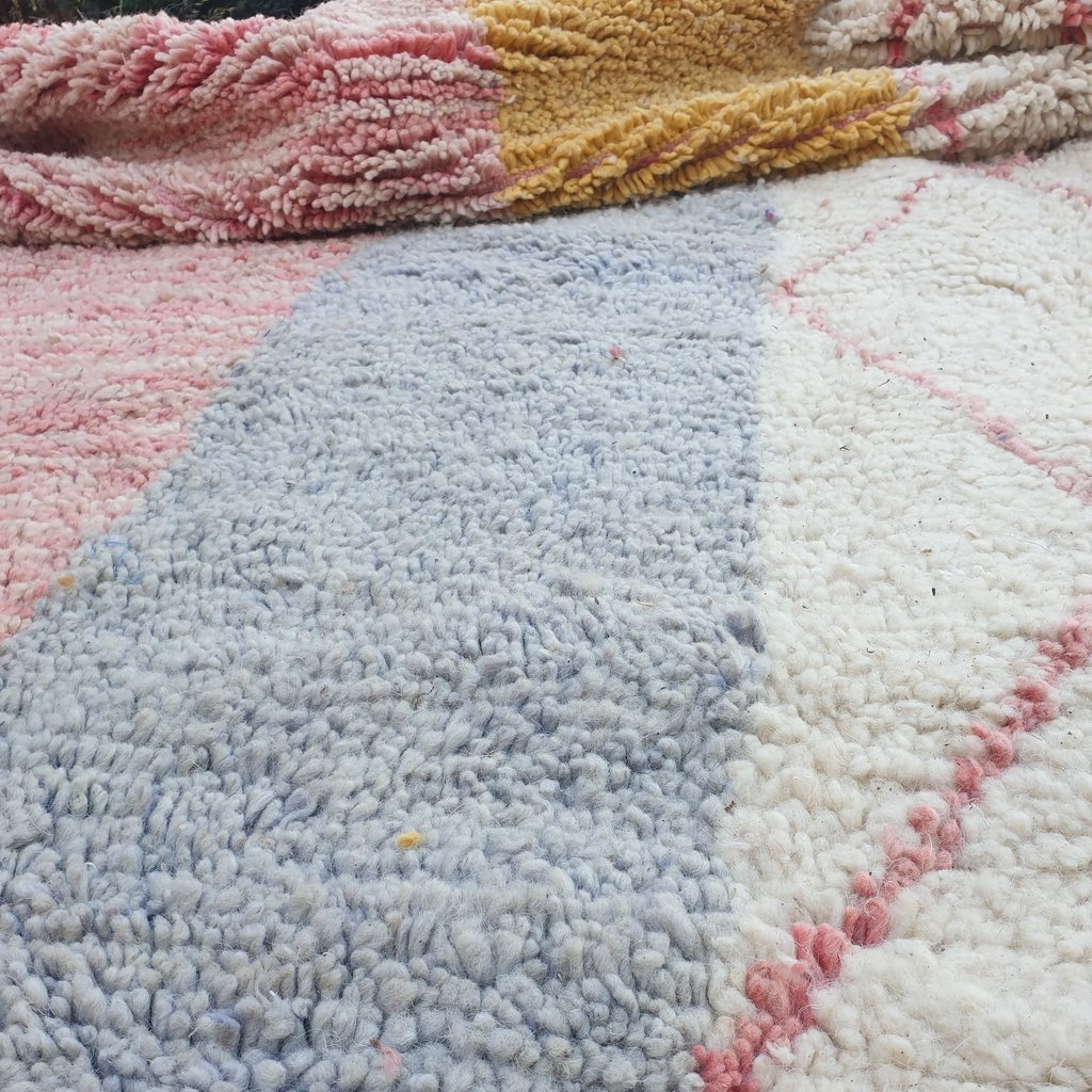 HAMOSHA | 9'8x6'4 Ft | 3x2 m | Moroccan Colorful Rug | 100% wool handmade - OunizZ