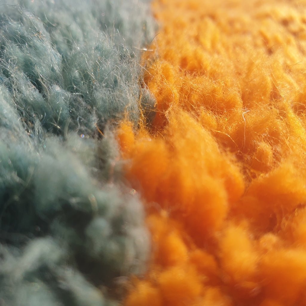 Handcrafted BENI MOROCCAN RUG | Dye Wool Authentic & Soft Rug | Berber Moroccan Rug | Moroccan Woolen Carpet Kimma | 9'7x6'5 Ft | 2,96x1,98 m - OunizZ