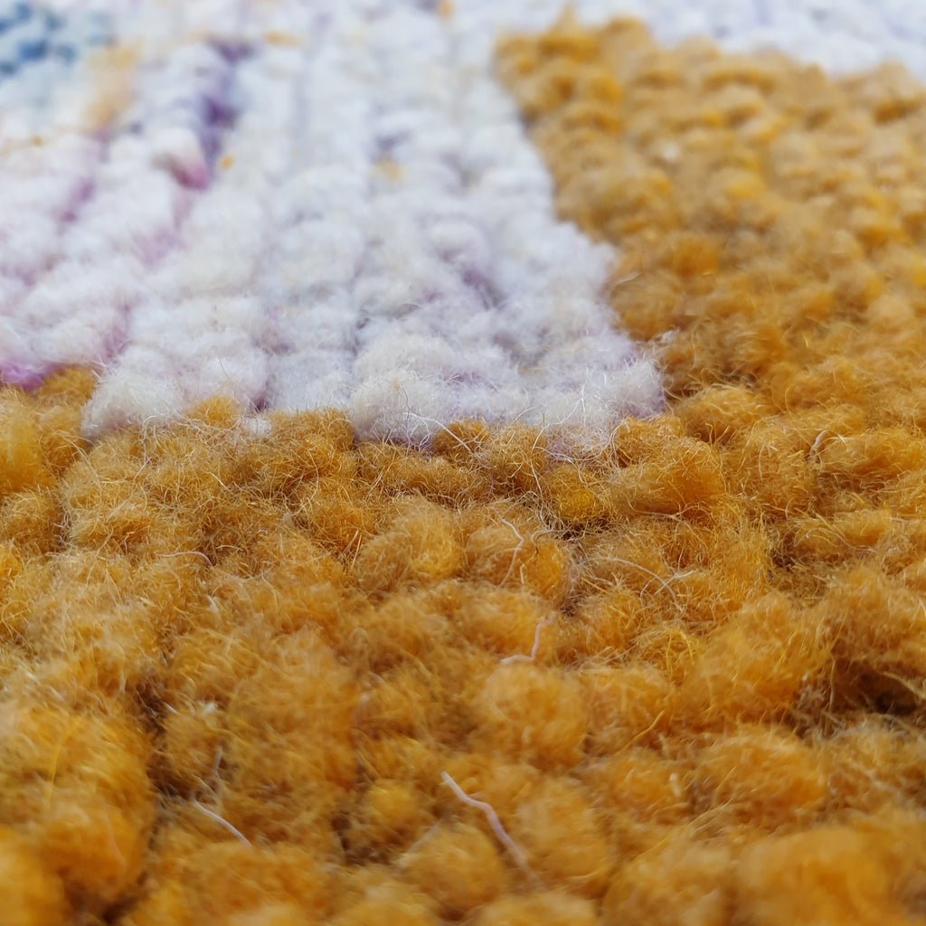 Kahlala - MOROCCAN BOUJAAD RUG | Berber Colorful Area Rug for living room Handmade Authentic Wool | 10x6'3 Ft | 304x193 cm - OunizZ