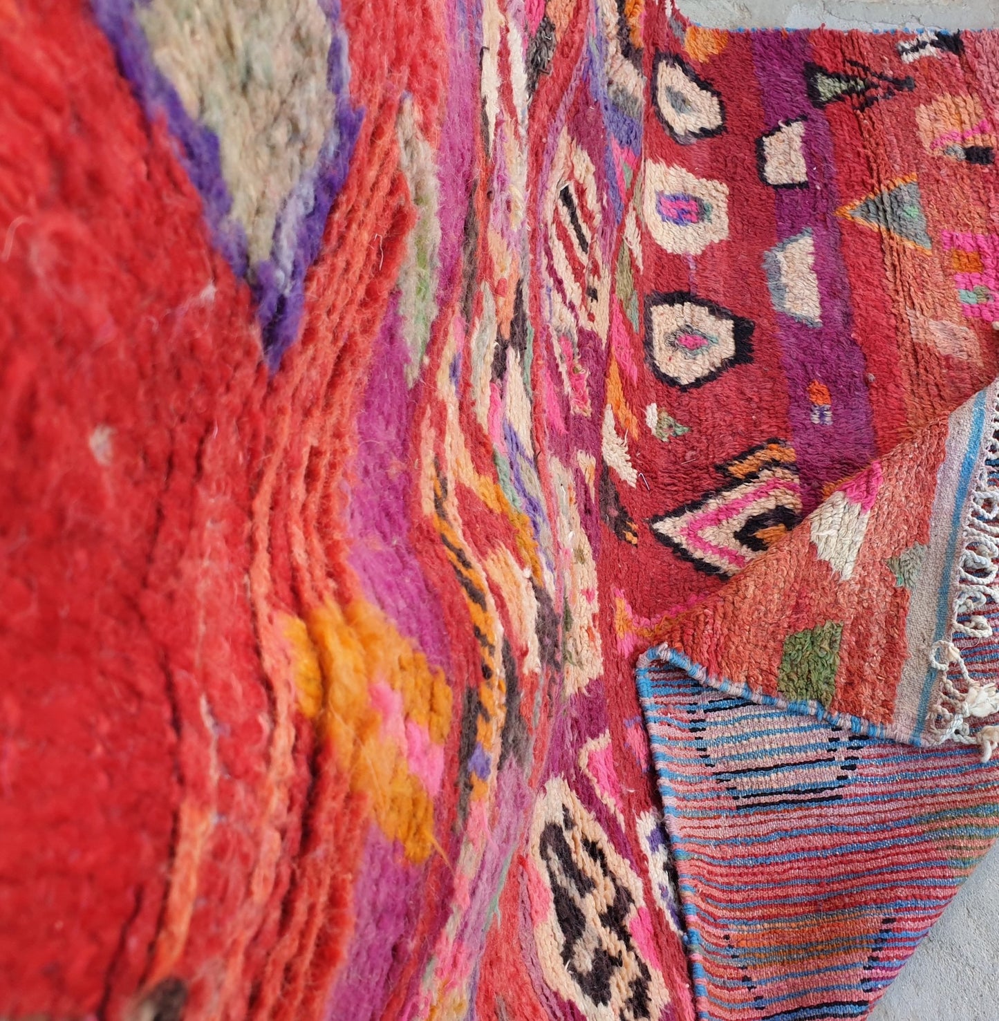 LAYSA | Boujaad Rug | 100% wool handmade in Morocco - OunizZ