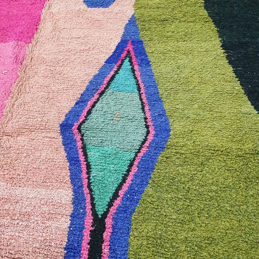 MEGHNYA | 11'6x8'6 Ft | 3,54x2,61 m | Moroccan Colorful Rug | 100% wool handmade - OunizZ
