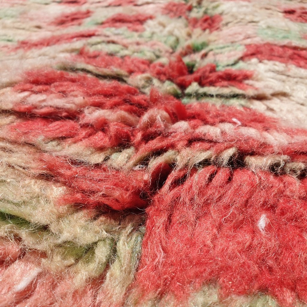 MNBTA | 8'5x5'5 Ft | 2,60x1,67 m | Moroccan Colorful Rug | 100% wool handmade - OunizZ