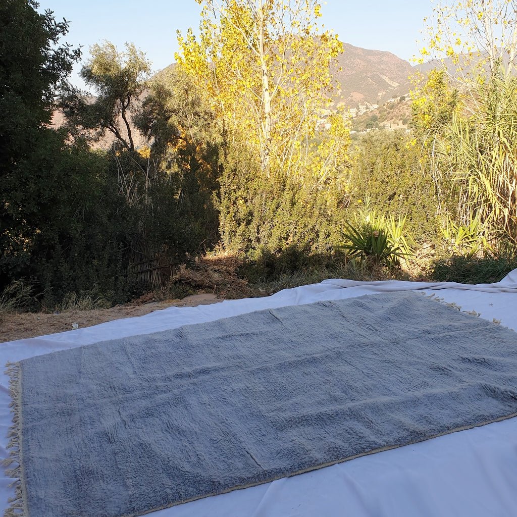 MOROCCAN BOUJAAD RUG | Moroccan Berber Rug | Colorful Rug Moroccan Carpet | Authentic Handmade Berber Bedroom Rug | 10x6'8 Ft | 305x208 cm - OunizZ