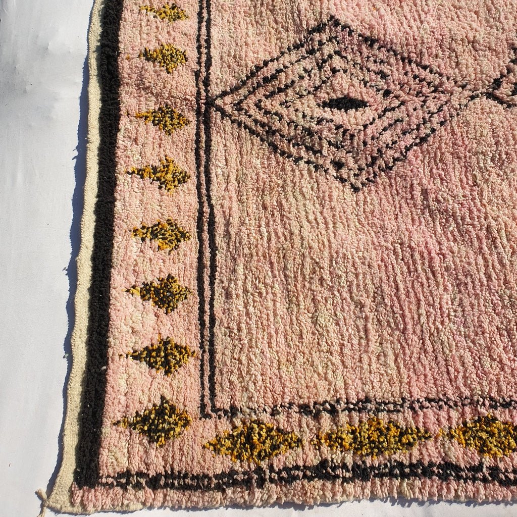 MOROCCAN BOUJAAD RUG | Moroccan Berber Rug | Colorful Rug Moroccan Carpet | Authentic Handmade Berber Bedroom Rugs | 10'2x6'9 Ft | 3,10x2,10 m - OunizZ
