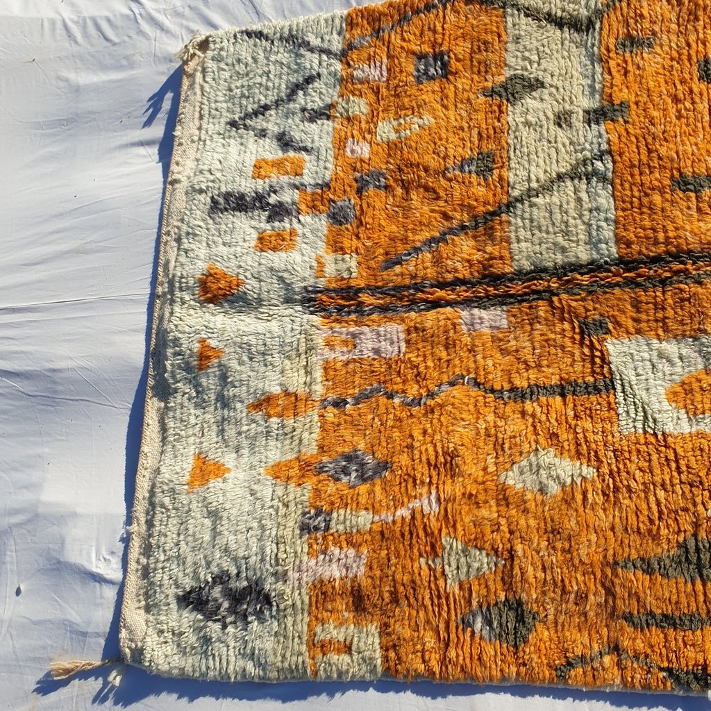 MOROCCAN BOUJAAD RUG | Moroccan Berber Rug | Colorful Rug Moroccan Carpet | Authentic Handmade Berber Bedroom Rugs | 9'1x5'2 Ft | 2,76x1,60 m - OunizZ