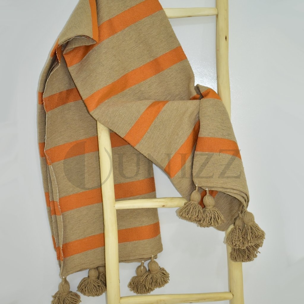 Moroccan Pom Pom Blankets - OunizZ