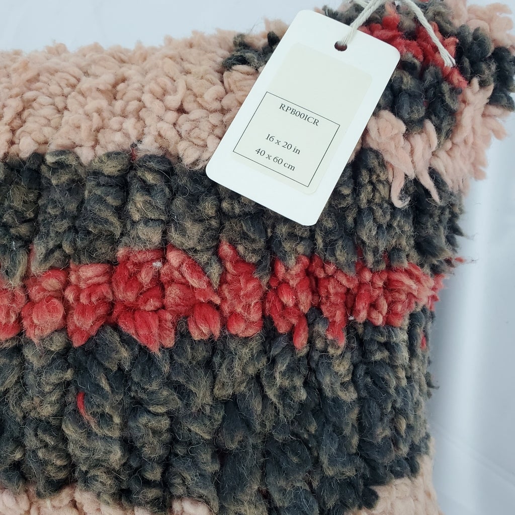 Moroccan Rug Cushion Covers - Moroccan Rug Pillow - Handmade Moroccan rug Pillow Cover - Wool cushion covers - Moroccan handmade pillow cover - OunizZ