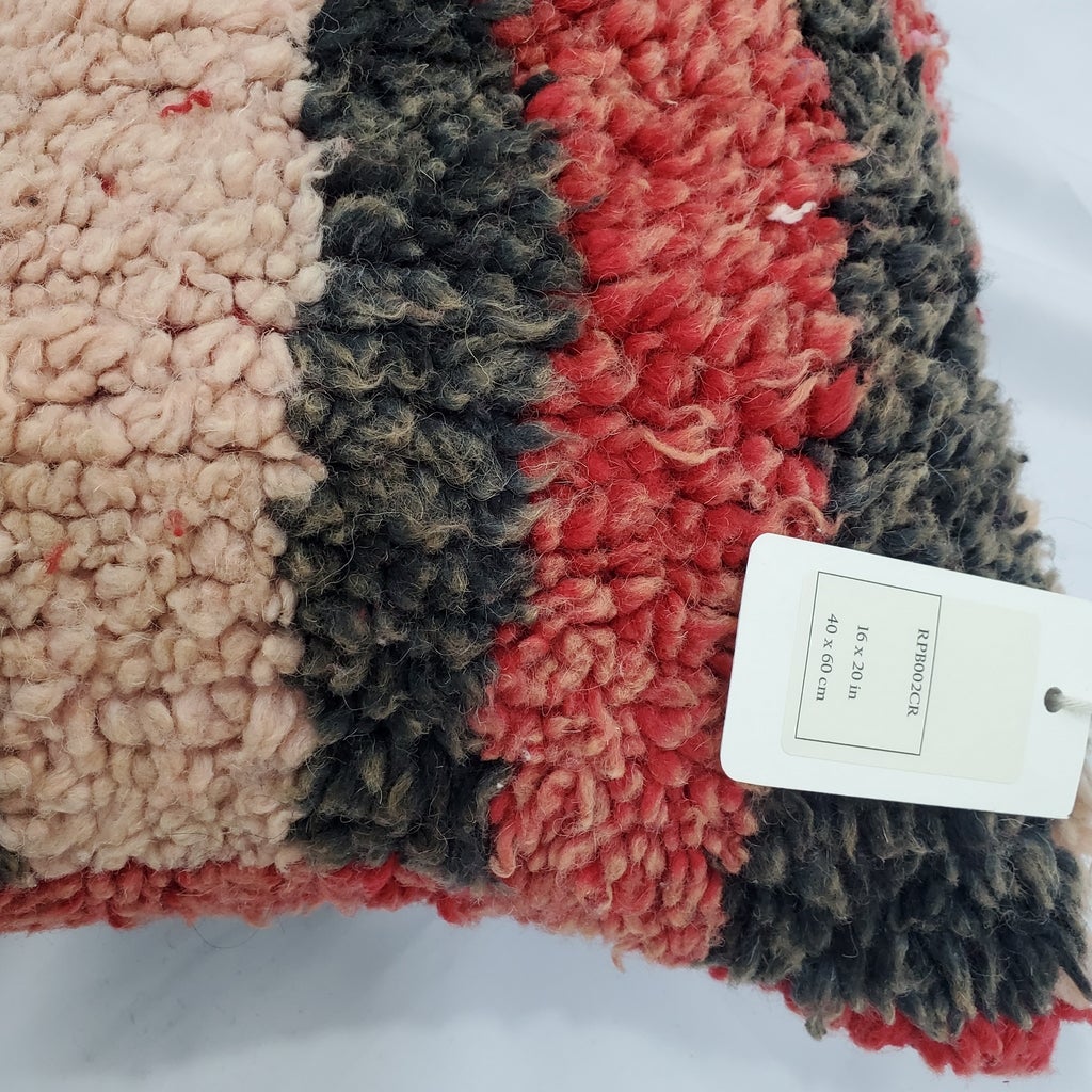 Moroccan Rug Cushion Covers - Moroccan Rug Pillow - Handmade Moroccan rug Pillow Cover - Wool cushion covers - Moroccan handmade pillow cover - OunizZ