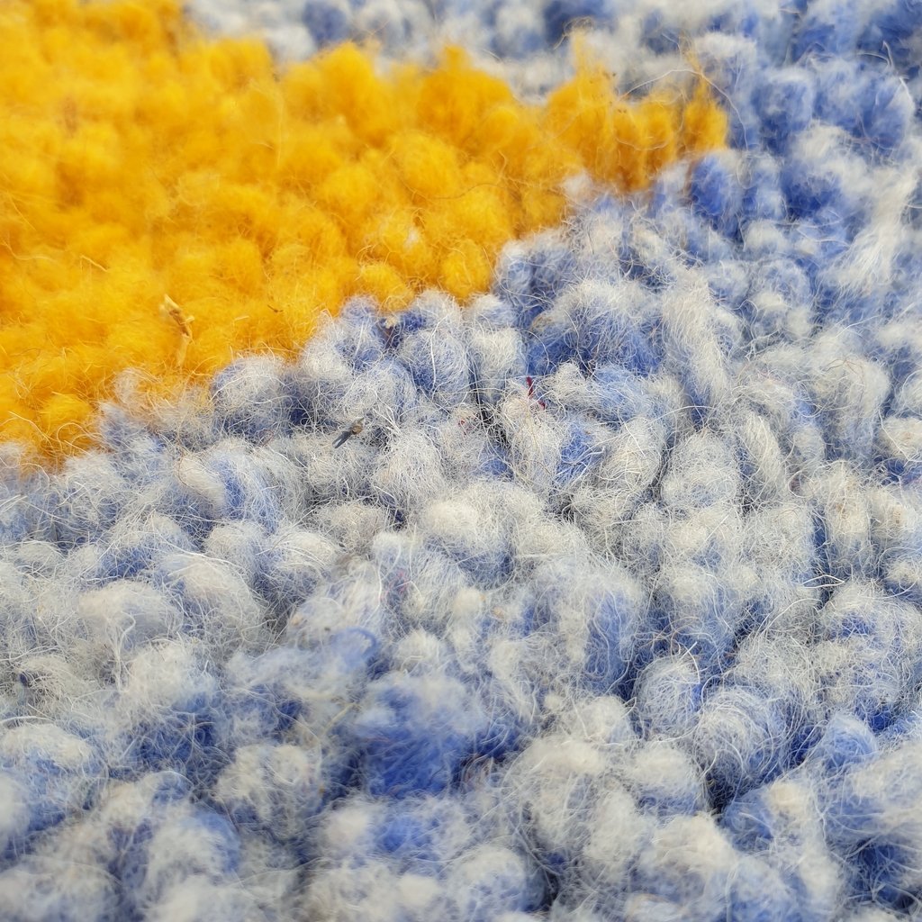 NGIWEL | 8x5 Ft | 2,5x1,5 m | Moroccan Colorful Rug | 100% wool handmade - OunizZ