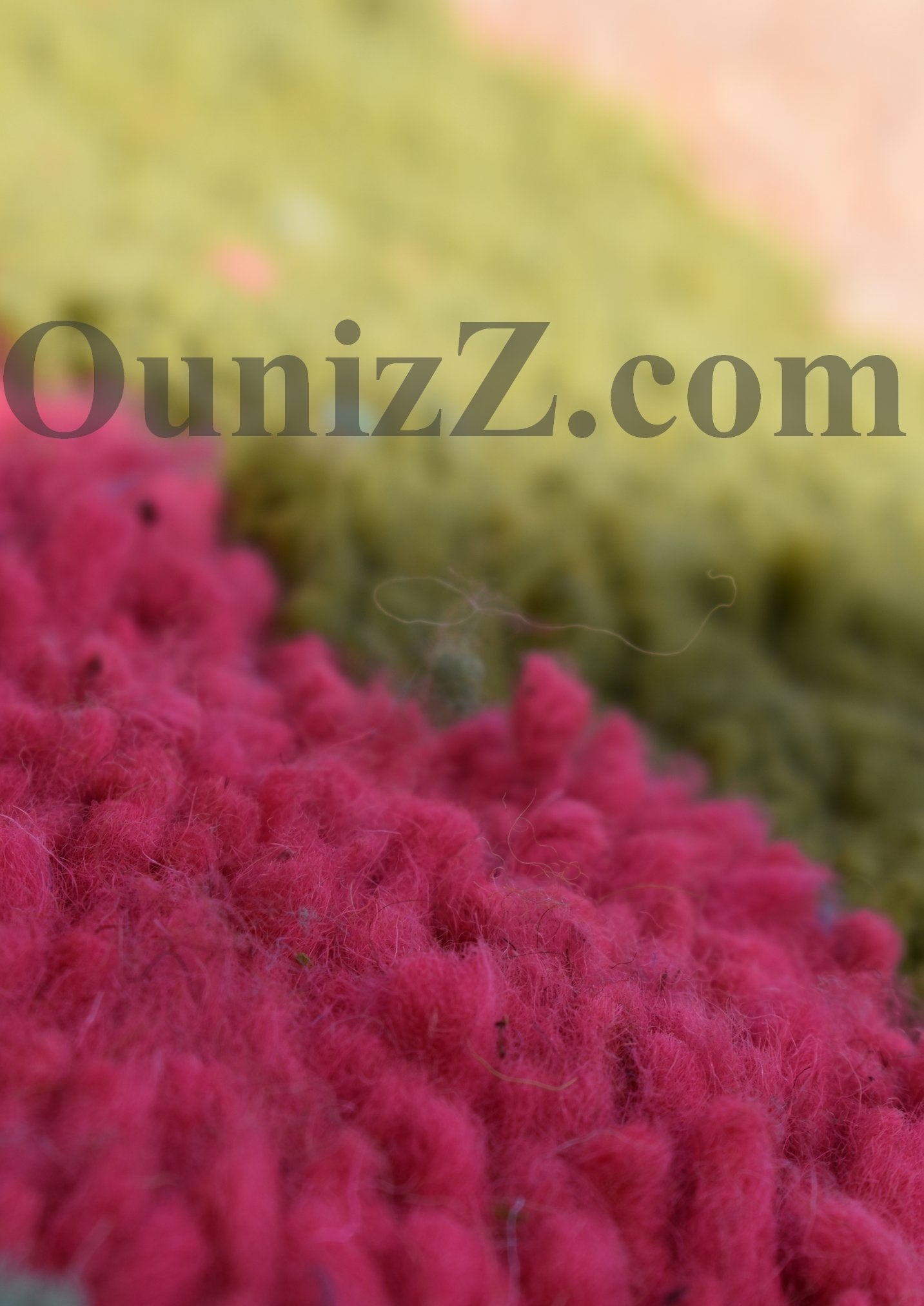 OULI | 10'2x6'43 Ft | 311x196 cm | Moroccan Colorful Rug | 100% wool handmade - OunizZ