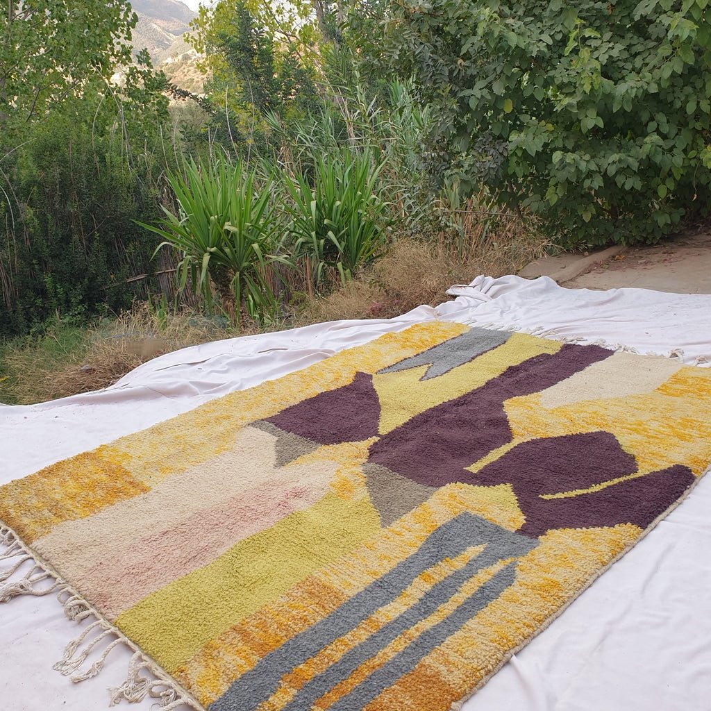 Safri | 9'12x7 Ft | 278x213 cm | Moroccan Rug Beni Ourain | 100% wool handmade - OunizZ