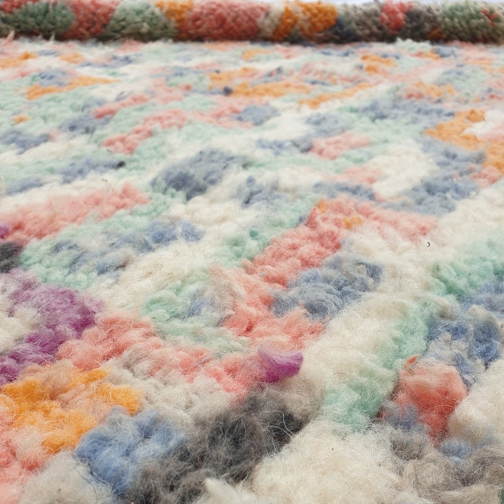 SEHRRA | 9'8x6 Ft | 3x2 m | Moroccan Colorful Rug | 100% wool handmade - OunizZ