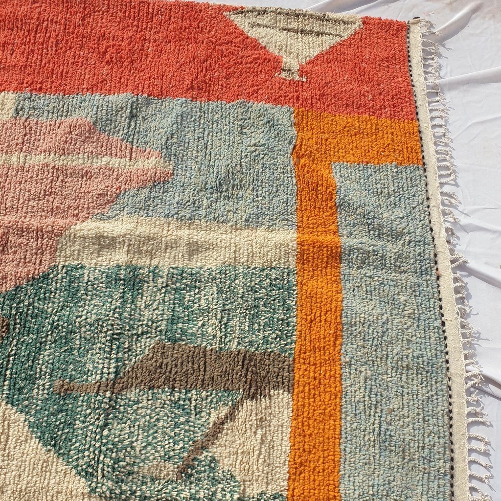 SIMILISOUDA | 10'3x6'8 Ft | 3x2 m | Moroccan Colorful Rug | 100% wool handmade - OunizZ