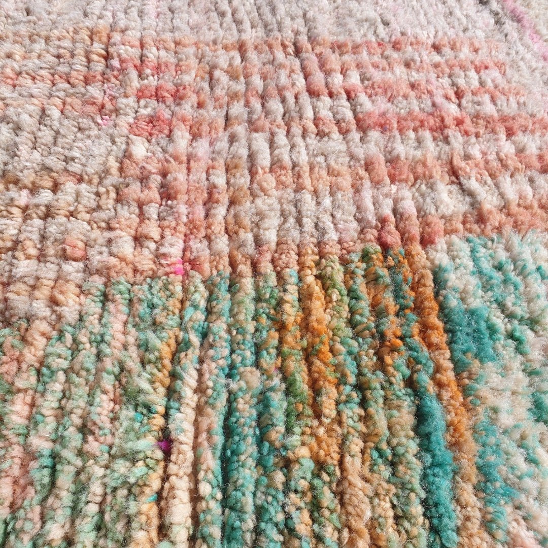 Taymna - MOROCCAN RUG BOUJAD | Moroccan Berber Rug | Colorful Rug Moroccan Carpet | Authentic Handmade Berber Bedroom Rugs | 9'19x6'60 Ft | 280x201 cm - OunizZ