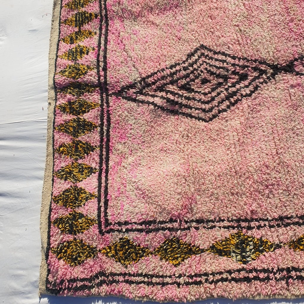 Warda - MOROCCAN BOUJAAD RUG | Berber Colorful Area Rug for living room Handmade Authentic Wool | 10'6x6'5 Ft | 323x198 cm - OunizZ