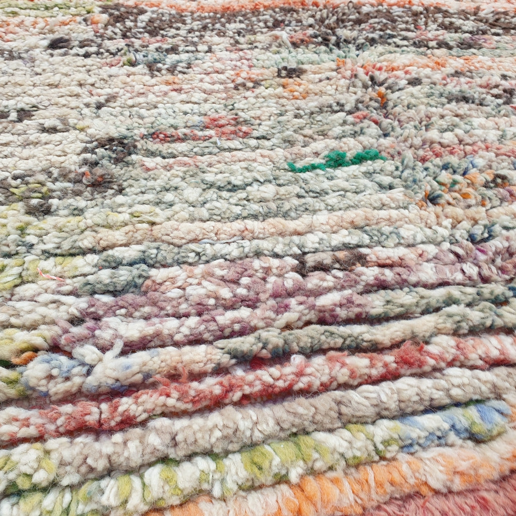 Sarjane | MAROKKOLOME BOUJAD | Marokon berberimatto | Värikäs matto marokkolainen matto | Aidot käsintehdyt berberi olohuoneen matot | 13'75x10'17 Ft | 419x310 cm