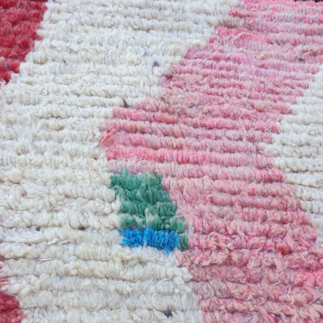 Ellan | MOROCCAN RUG BOUJAD | Moroccan Berber Rug | Colorful Rug Moroccan Carpet | Authentic Handmade Berber Living room Rugs | 13'09x9'88 Ft | 400x301 cm