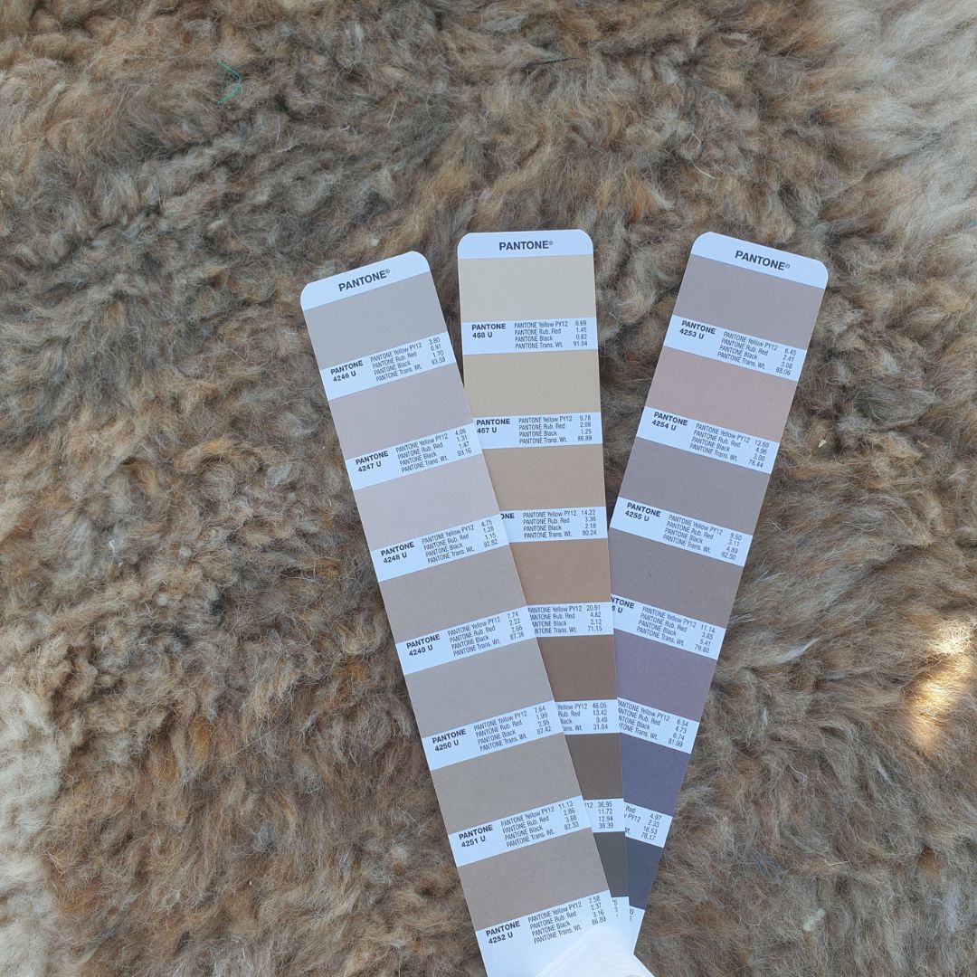 Bagina | 7x10 Beni Ourain Moroccan Rug - Soft Ivory Plush Shag with Brown Geometric Blocks Wool Berber Carpet | 7'5"x10'3" Ft | 226x312 cm - OunizZ