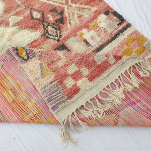 Bahani - Boujad Rug 6x10 Moroccan Handmade | Authentic Berber Living room & Bedroom Rug | 6'50x10'50 Ft | 198x320 cm - OunizZ
