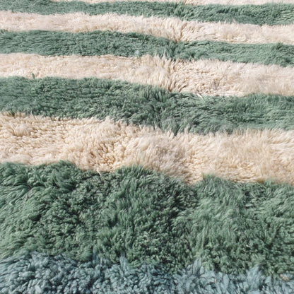 Bernata - Green Moroccan Rug Beni Mrirt Luxurious Ultra Soft & Thick | Custom - Rug (Made to Order) - OunizZ