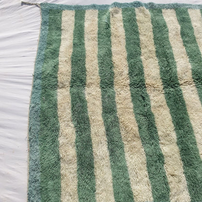 Bernata - Green Moroccan Rug Beni Mrirt Luxurious Ultra Soft & Thick | Custom - Rug (Made to Order) - OunizZ