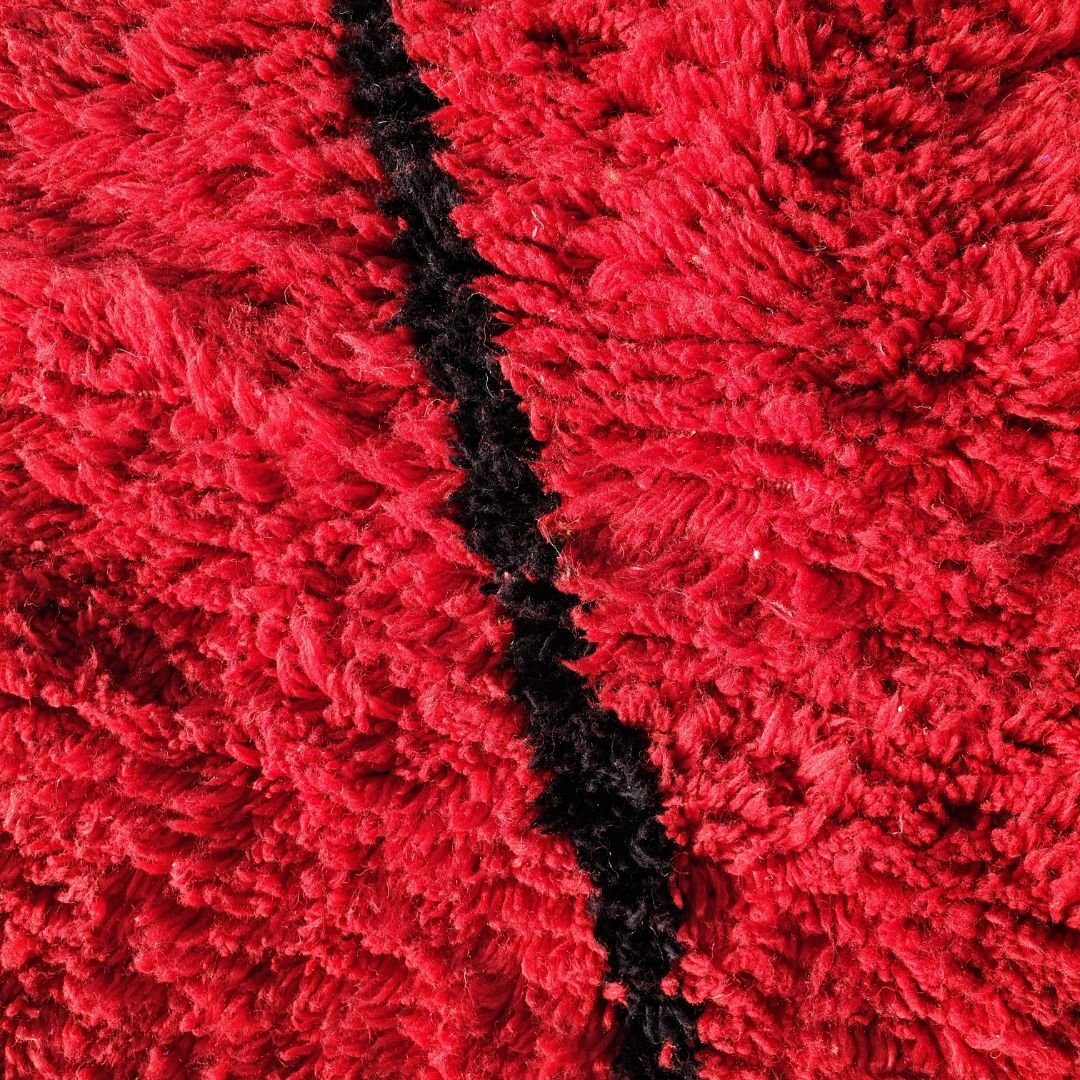 Customized HAMRA (Ultra Fluffy Beni rug) | 8x10 Ft | Moroccan Beni Ourain Rug - OunizZ