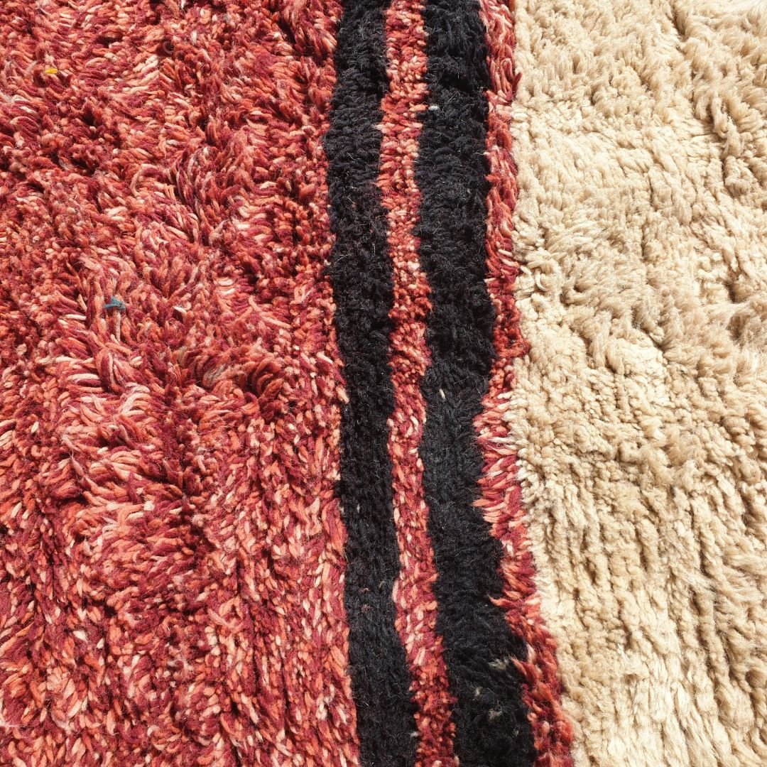 Customized KIMMA (Super Soft Super Thick) | 10’50x14’ Ft | Moroccan Beni Mrirt Rug | 100% wool handmade - OunizZ