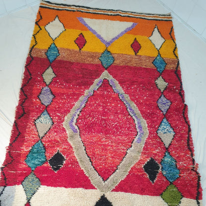 Customized OCASO | 4,20x2,20 m | Moroccan Colorful Rug | 100% wool handmade - OunizZ