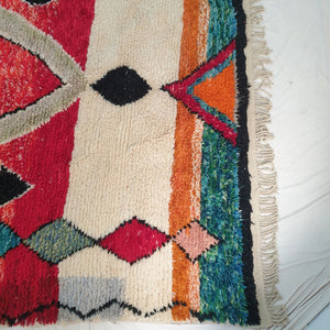 Customized OCASO | 4,20x2,20 m | Moroccan Colorful Rug | 100% wool handmade - OunizZ