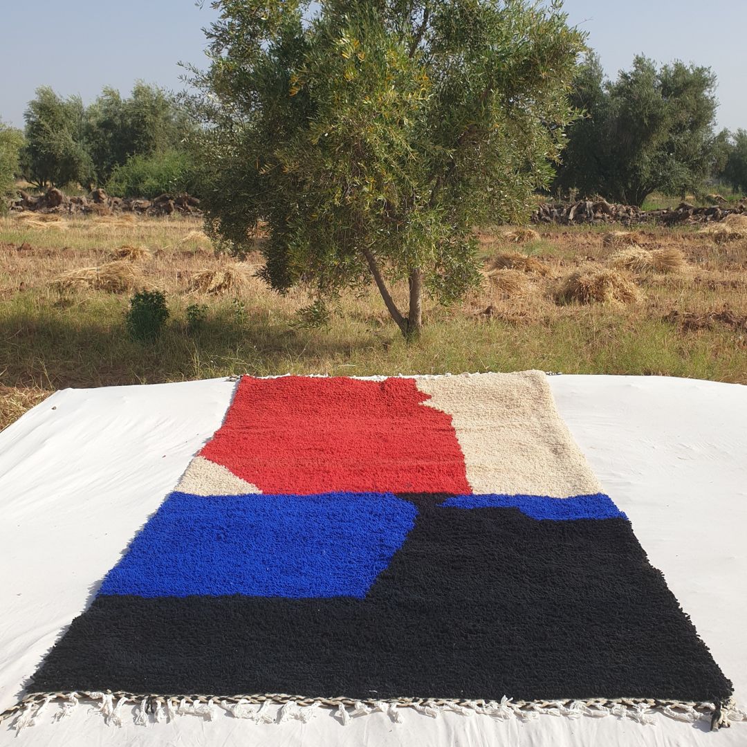 Customized SAADIA | 196x328 cm | Moroccan Colorful Rug | 100% wool handmade - OunizZ